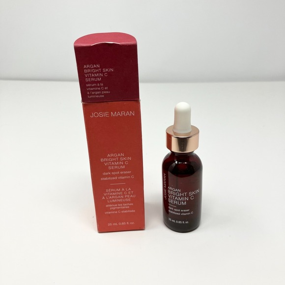 Josie Maran Argan Bright Skin Vitamin C Serum Dark Spot Eraser .85 fl oz / 25 ml